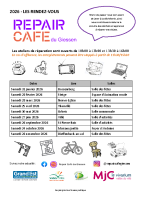 Repair café _ calendrier_2026 affiche